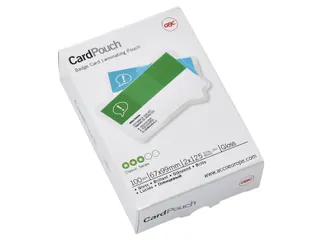Lamineerhoes Gbc Badge Card 67x99mm 125 Micron glanzend - 1