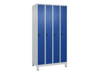 locker,HxBxD 1950x1000x500mm,4vak,vak B 250mm,draaigrendel,voeten - 1
