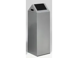 Afvalverzamelaar Zelfblussend 89 Liter 1045X320X320Mm Klemring Grijs
