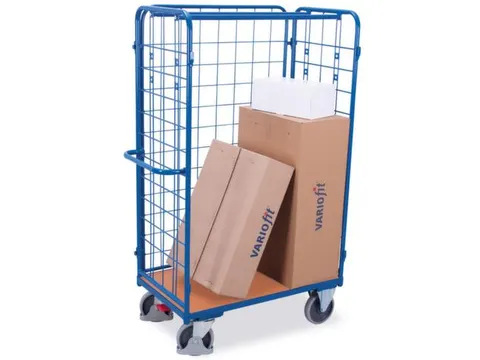 etagewagen,draagverm. 500kg,laadvl. LxB 1200x800mm,houtetage,RAL5010