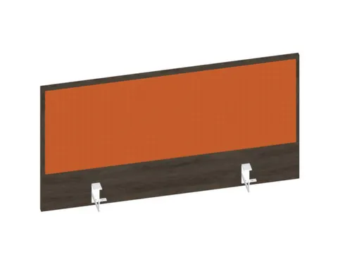 baliepaneel bureau aanbouw achter NV bruin hickory oranje 1000mm
