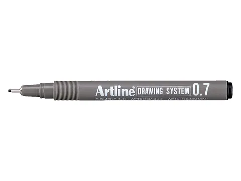 Fineliner Artline technisch 0.7mm zwart
