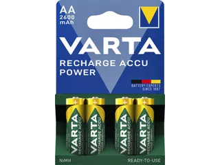 Batterij Oplaadbaar Varta 4x AA 2600Mah Ready2Use 1.2V - 5