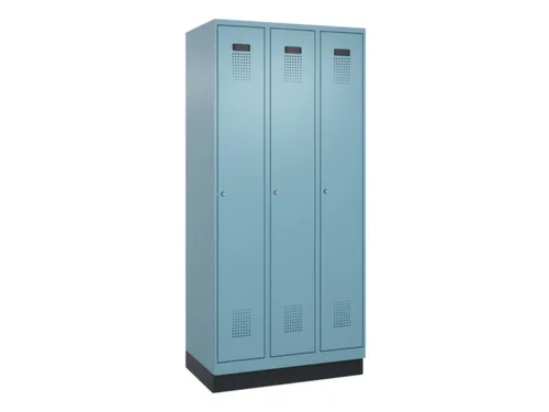 locker,HxBxD 1950x900x500mm,3vak,vak B 300mm,cil.-slot,sokkel