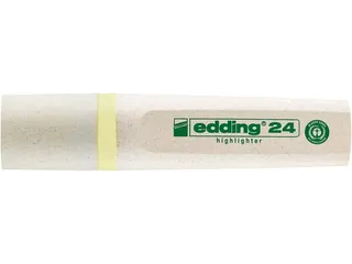 Markeerstift edding 24 EcoLine pastel geel - 3