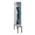 locker met bank,HxBxD 2120x300x815mm,1vak,vak B 300mm,draaigrendel