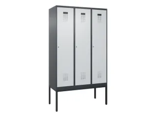 locker voor scheiding van kleding,HxBxD 2120x1200x500mm,3vak - 2