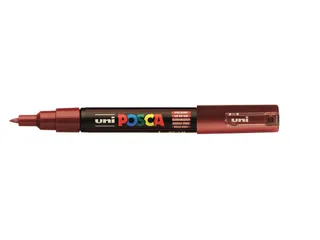 uni-ball Paint Marker, waterbasis Posca PC-1MC wijnrood - 1