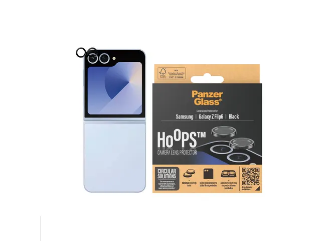 PanzerGlass Hoops Camera Lens Protector Black Samsung Galaxy Z Fl