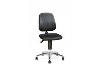 ESD-werkplaatsstoel stof zwart 440-620mmx460x470mm wielen