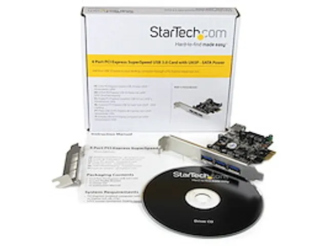 4-poorts PCI Express USB 3.0 kaart