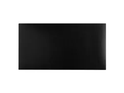 Onderlegger PU 35x60cm zwart/rood