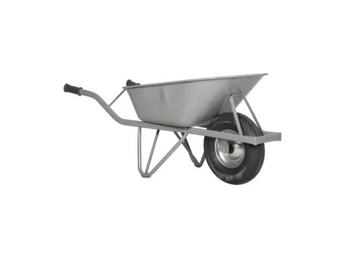 kruiwagen,80l,HxBxD 620x580x1460mm,staal,grijs,lucht-banden