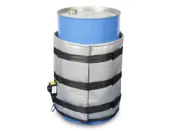 verwarmingsmantel,v. 120l vat,buiten nylon,zilverkleurig,1050 W