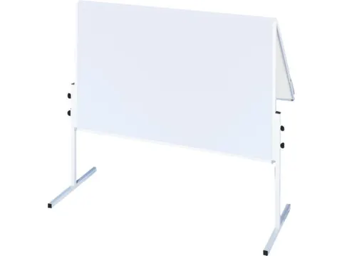 inklapbaar presentatiebord,H 1900mm,bord HxB 1500x1200mm,bord doos,wit