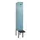 locker met bank,voor scheiding van kleding,HxBxD 2120x300x815mm,1vak