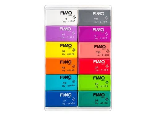 Klei Fimo soft colour pak à 12 briljante kleuren