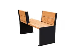 zitbank,B 1200mm,3latten,hout-zitting licht eikenhout,zitting H 450mm