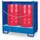 Opvangbak 2x 200l Opvangvol. 220l 1400x 1410x 810mm 3 Wanden Stapelbaa