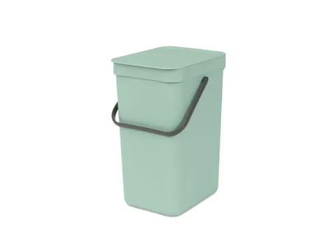 Afvalemmer Sort & Go 12 Liter Jade Lichtgroen
