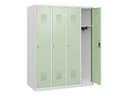schoollocker,HxBxD 1530x1200x500mm,4vak,vak B 300mm,cil.-slot