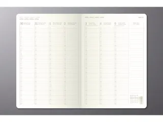 Weekagenda Conceptum A4+ 2027 (NL/FR/EN/DU), verticaal zwart Hardcover - 3