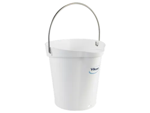 Hygiene 5688-5 emmer, 6 liter wit, maatverdeling en schenktuit /