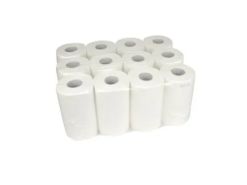 Poetsrol Budget Mini 1-laags 21,5xØ14cmx120m 11 rollen Wit