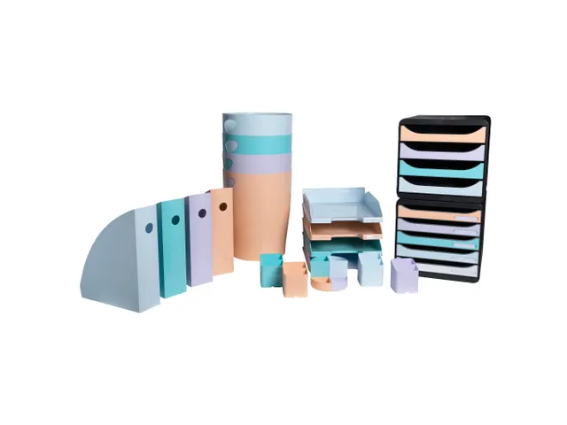 ECOBIN Papiermand 15 L pastel assortiment