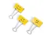 Omslagklem Geel Emoji 19Mm 20 Stuks