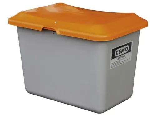 Zoutbak 200L H X B X D 640X 890X 600Mm Grijs/oranje