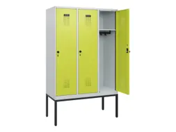 schoollocker,HxBxD 1950x1200x500mm,3vak,vak B 400mm,draaigrendel
