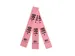 Garderobeblok 50 tickets 20x3 roze