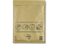 luchtkussenenveloppen, goud, G/4, 240 x 330 mm, doos van 50 stuks