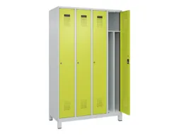 locker voor scheiding van kleding,HxBxD 1950x1200x500mm,4vak
