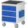 gereedschapswagen 795x580x650mm metaalblad 450kg 3 laden RAL5010