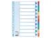 Tabbladen Esselte A4 11-gaats Karton 10-delig Assorti