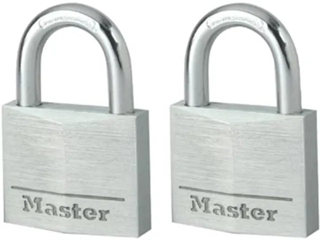 Master Lock cadenas avec serrure à clé, modèle 9130EURT, paquet de