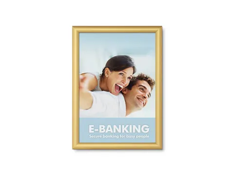 Kliklijst A3 Rechte Hoeken 25mm Goud