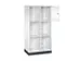 grootvolume-lockersysteem,HxBxD 1750x820x500mm,2x3vakken,cil.-slot