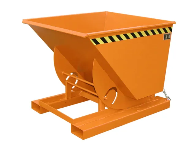 kiepbak,HxLxB 1070x1420x1190mm,0,75m³,draagverm. 1000kg,RAL2000