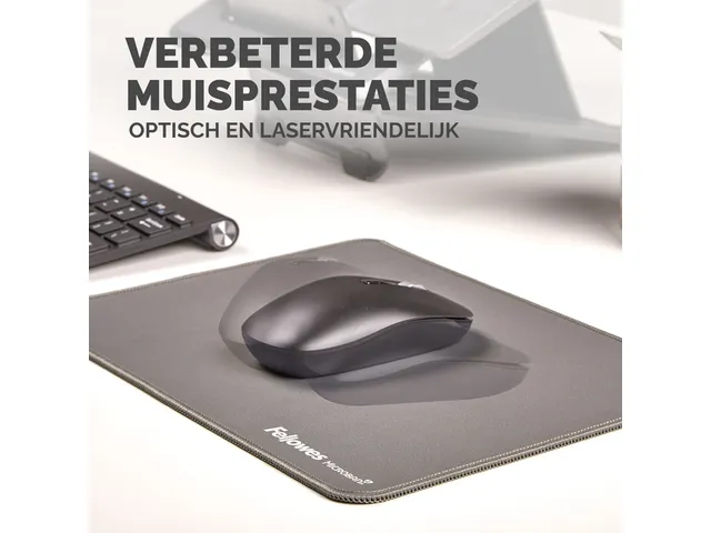 Muismat Fellowes Breyta XL grijs 21x28cm