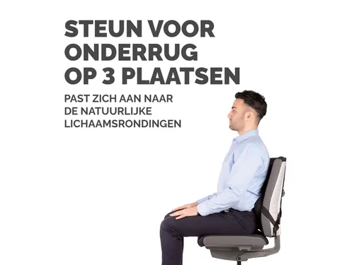 Rugsteun Fellowes Pro Ultieme foam zwart