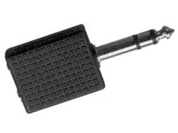 Dubbele Vrouwelijke 3.5mm Stereo Jack Mannelijke 6.35m Stereo Jack