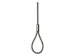 Élingue Câble Acier Galvanisé Cmu 2T Ø Câble 14Mm Longueur Utile