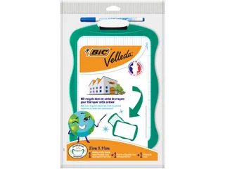 Whiteboard Bic Velleda 21x31cm inclusief stift en wisser recycle - 2