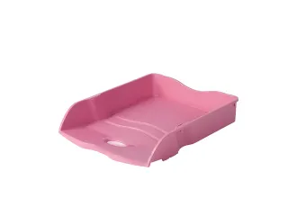 Brievenbak HAN Re-LOOP A4/C4 stapel- en nestbaar, roze 100% gerecycled - 1