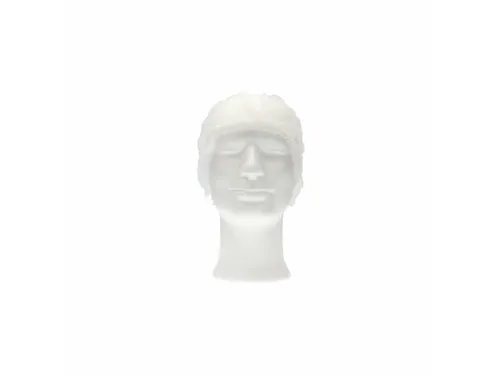 Haarnet CMT clip non-woven L 53cm PP wit 100 stuks