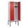locker,HxBxD 2120x800x500mm,2vak,vak B 400mm,draaigrendel