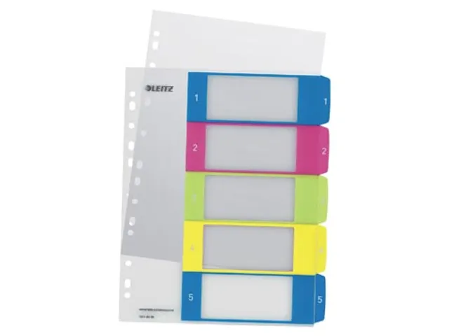 WOW printbare index, 5 tabs